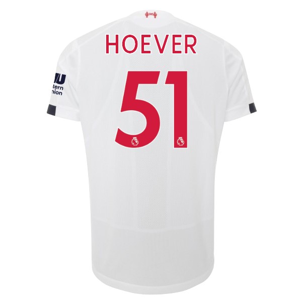 Camiseta Liverpool NO.51 Hoever 2ª 2019-2020 Blanco